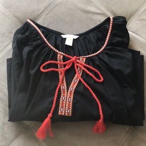 H&M Peasant cotton top!!